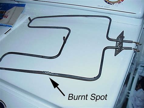 electric range heating element box burns|electric range element not heating.